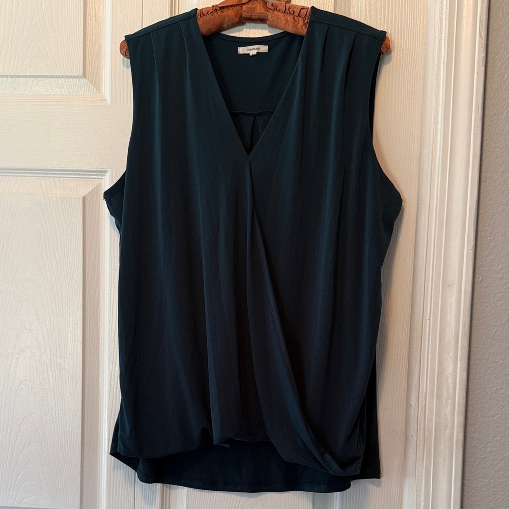 Maurices Turquoise Sleeveless Blouse